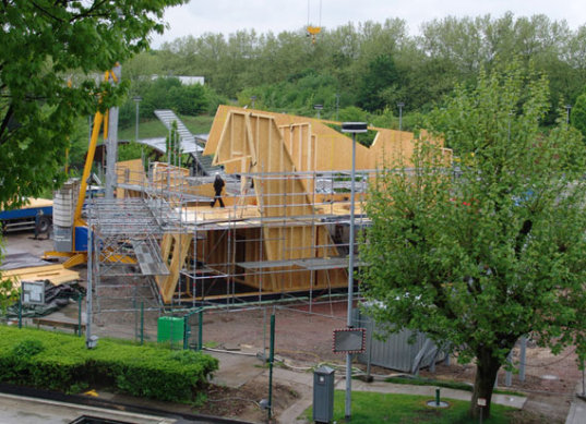 زیر سازی ، ویلا پیش ساخته